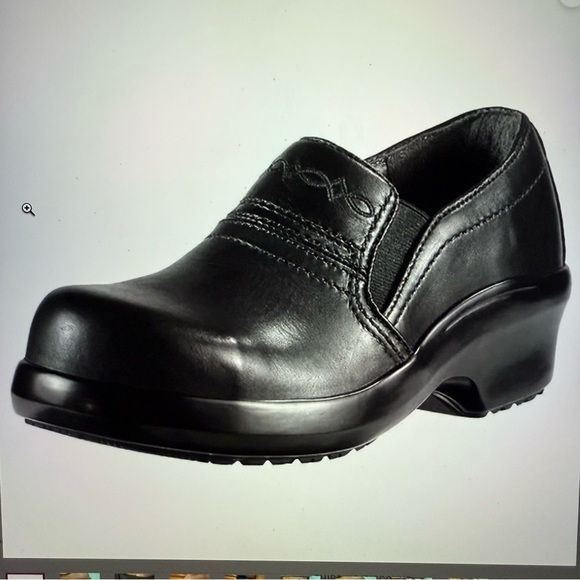 Ariat woman’s expert women’s safety clog Sd composite toe shoes black size 8 - Picture 1 of 14